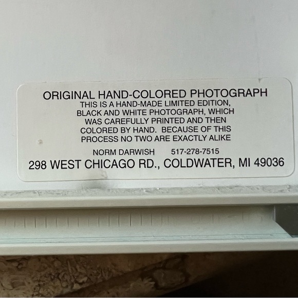 Hand colored Limited Edition Norm Darwish “Posing” Black & White Photograph - Picture 5 of 8